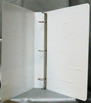 ONE INCH 3 RING BINDERS WHITE
