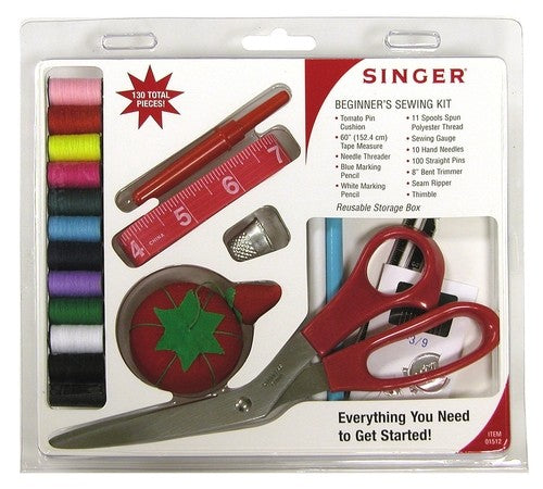 SINGER BEGINNER'S SEWING KIT-130PCS