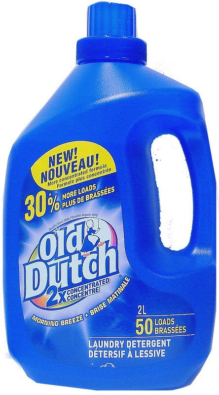 OLD DUTCH LIQUID DETERGENT MORNING BREEZE 50 LOAD 2.0 LT