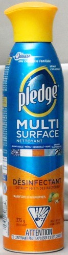 PLEDGE MULTI-SURFACE DISINFECTANT CITRUS 275 G