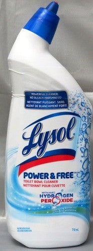 LYSOL POWER & FREE TOILET BOWL CLEANER 710ML