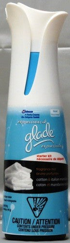 GLADE EXPRESSIONS AEROSOL COTTON & ITALIAN MANDARIN 198G