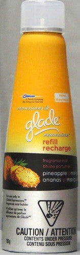 GLADE EXPRESSIONS AEROSOL PINEAPPLE & MANGO RFL 198G