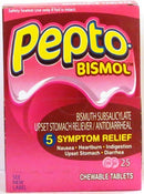 PEPTO BISMOL BOX 25/2 TABS