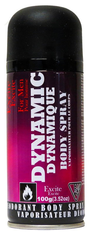 DYNAMIC BODY SPRAY FOR MEN EXCITE 100G ..