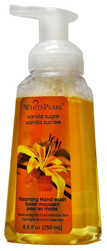 WHITE PEARL FOAMING HAND WASH VANILLA SUGAR 250ML X 12..