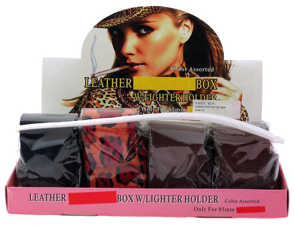 PU LEATHER CIGARETTE BOX