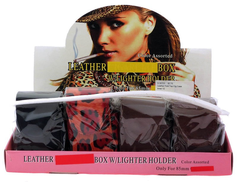 PU LEATHER CIGARETTE BOX