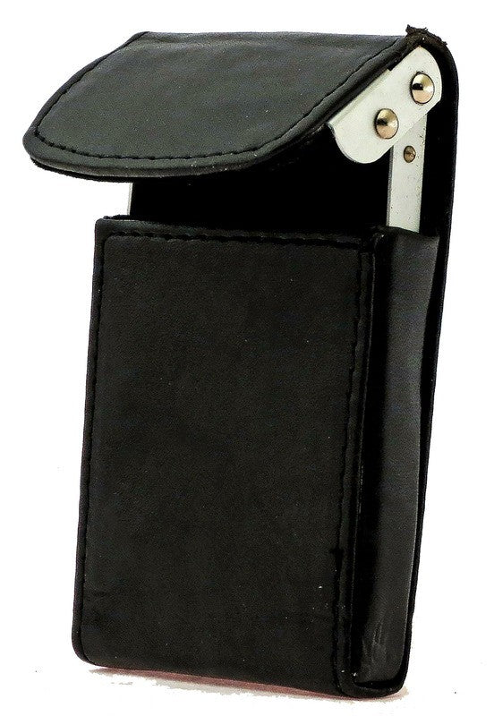 PULL UP LIGHTER CIG CASE WITH FLIP 3 COLORS 15 X 10