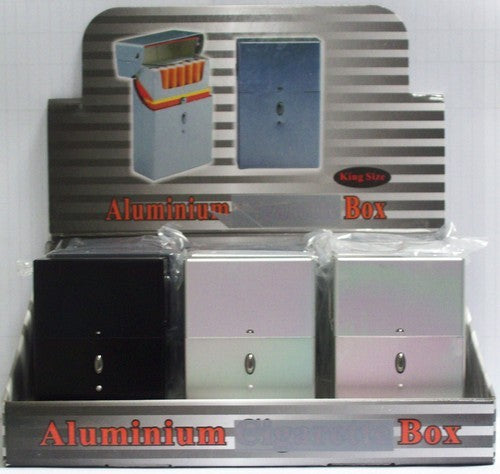 ALUMINUM PUSH UP CIG BOX