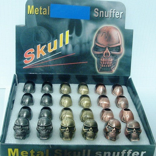 METAL CIG SNUFFER SKULL