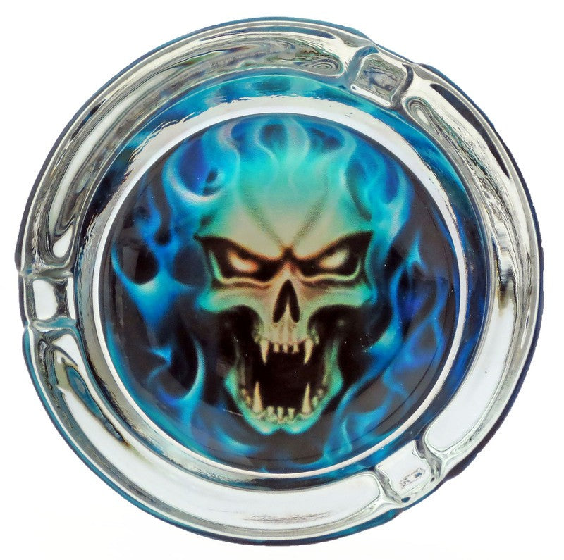 GLASS ASHTRAY ROUND