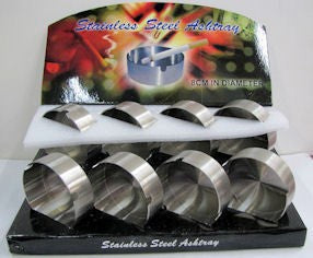 STAINLESS STEEL ASHTRAY MAC