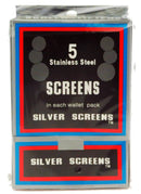 PIPE SCREEN 5-UNITS SILVER