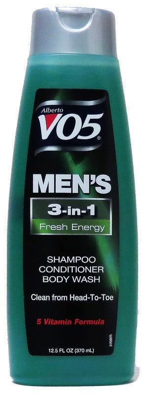 V05 12.5 OZ 3-IN-1 SHAMPOO + CONDITIONER+BODY WASH FRESH ENERGY 443 ML