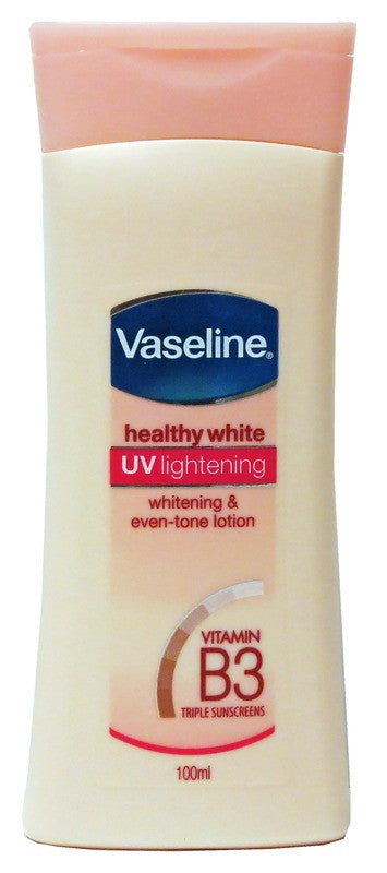 VASELINE 100ML BODY LOTION HEALTHY WHITE UV LIGHTENING