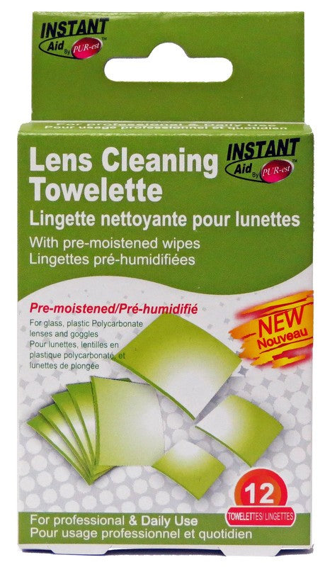 INSTANT AID BY PUREST LENS CLEANING WIPES12pk..