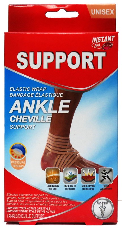 INSTANT AID BY ELASTIC ANKLE WRAP