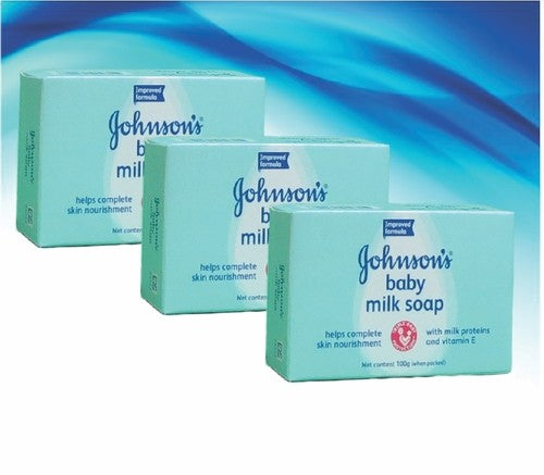 JOHNSON N JOHNSON BABY SOAP MILK 100GM