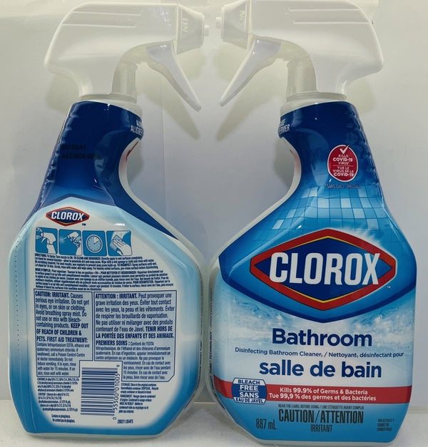 CLOROX DISF BATHROOM CLEANER TRIGGER 887ml