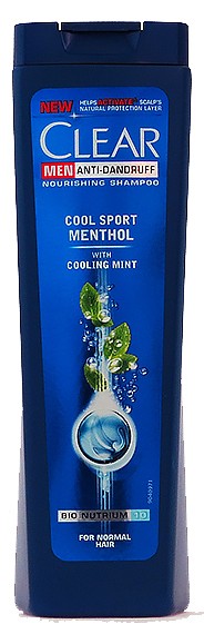 CLEAR SHAMPOO COOL SPORT MENTHOL 250ML ..