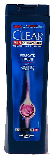 CLEAR SHAMPOO DELICATE TOUCH FOR MEN 250ML ..