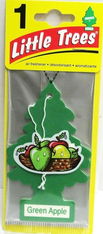 LITTLE TREE CAR AIR FRESHENER GREEN APPLE