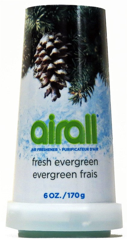 AIRALL AIR FRESHENER FRESH EVERGREEN 6OZ 170G