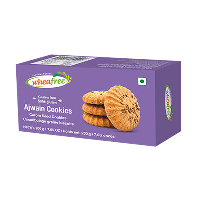 Wheafree Ajwain Cookies 24x200g