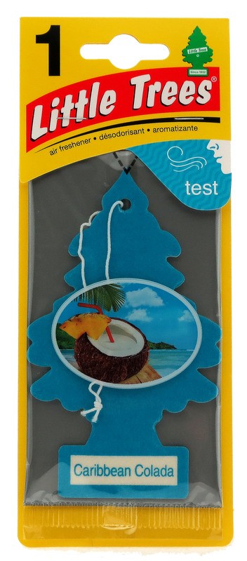 LITTLE TREE CAR AIR FRESHENER CARIBBEAN COLADA