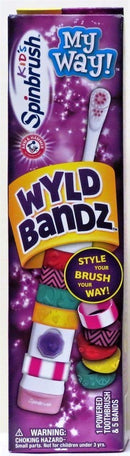 (50035)ARM & HAMMER SPIN BRUSH BATTERY POWER TOOTHBRUSH WILD BANDZ FOR KIDS