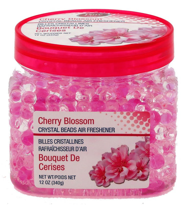 PURE AIR CRYSTAL BEADS AIR FRESHENER CHERRY BLOSSOM 340g X 12