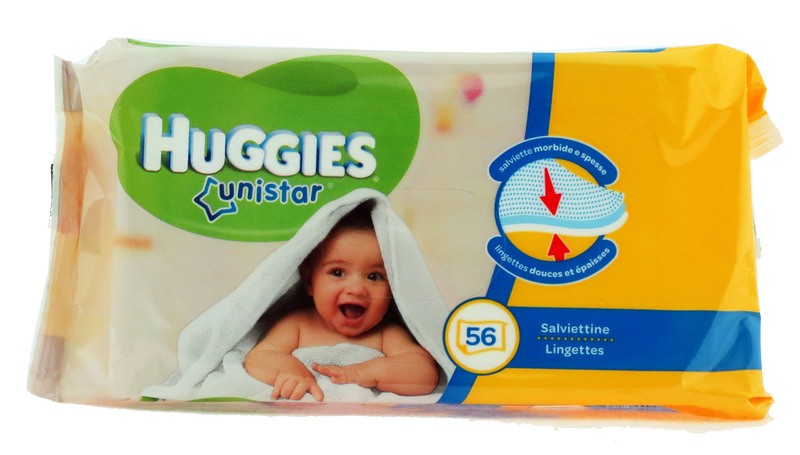 HUGGIES BABY WIPES UNISTAR 56ct