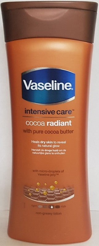 VASELINE 400ML LOTION COCOA RADIANT