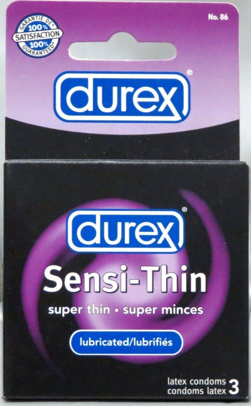 DUREX CONDOMS SENSI-THIN 3PK ..