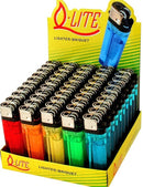 K-LITE DISPOSABLE TRANSPARENT LIGHTERS 50pc