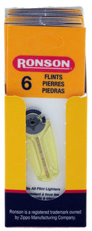 RONSON 6-FLINT 12PS IN DISPLAY