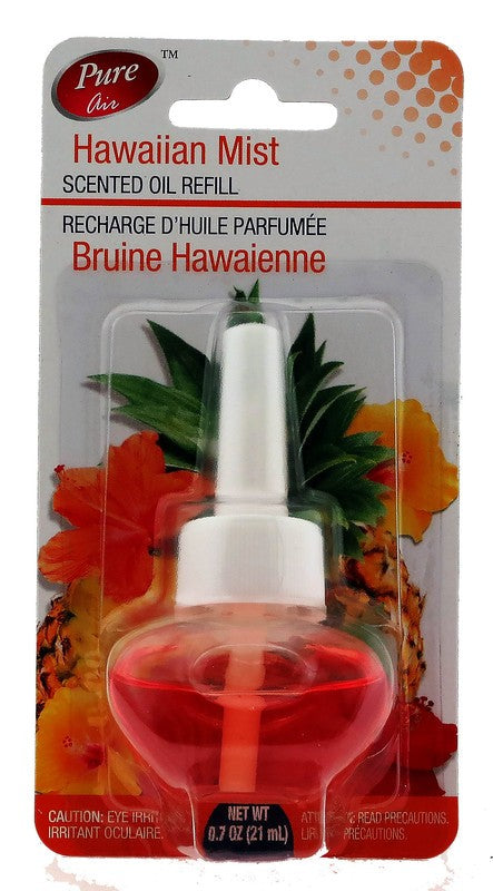 PURE AIR PLUG IN AIR FRESHENER REFILL HAWAIIAN MIST 21ml X 24