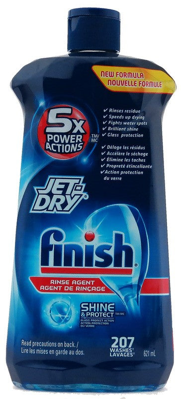 FINISH JET DRY RINSE ACTION 621ml X 12