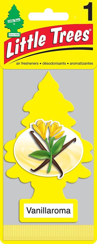 LITTLE TREE CAR AIR FRESHENER VANILLAROMA