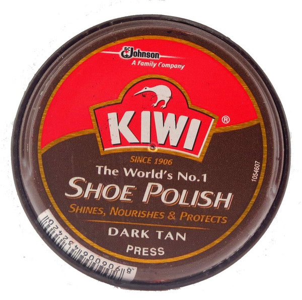 KIWI SHOE POLISH BROWN 15g 12PK