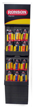 RONSON DISPOSABLE LIGHTER DISPLAY 3 PK