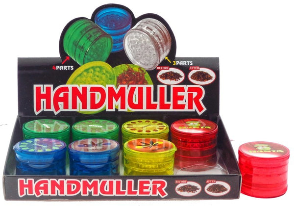 PUREST PUFF PLASTIC GRINDER 4 WAY DISPLAY