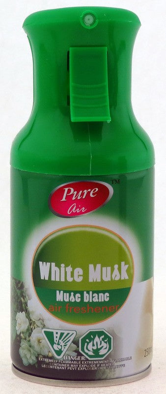 PURE AIR TRIGGER SPRAY FRESHENER WHITE MUSK 250ml X 12