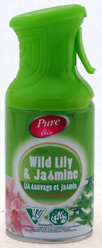 PURE AIR TRIGGER SPRAY FRESHENER WILD LILY & JASMINE 250ml X 12