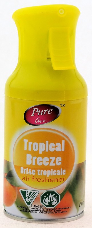 PURE AIR TRIGGER SPRAY FRESHENER TROPICAL BREEZE 250ML