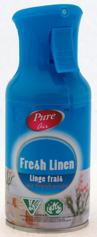 PURE AIR TRIGGER SPRAY FRESHENER FRESH LINEN 250 ML