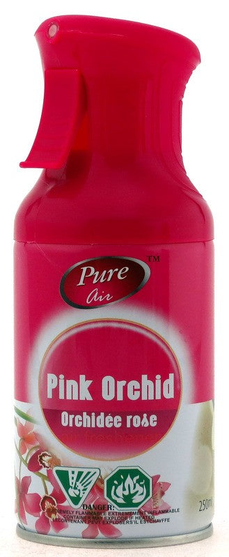 PURE AIR TRIGGER SPRAY FRESHENER PINK ORCHID 250ml X12