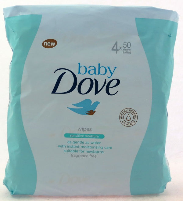 DOVE BABY WIPES SENSITIVE 50CT ..