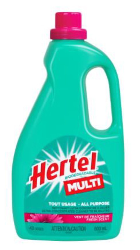 HERTEL MULTI ALL PURPOSE DILUTED CLEANER FRESH SCENT 800ml